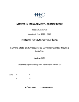 Natural Gas Market in China