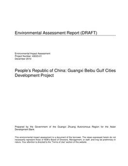 Guangxi Beibu Gulf Cities Development Project