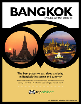 The Best Places to Eat, Sleep and Play in Bangkok This Spring and Summer