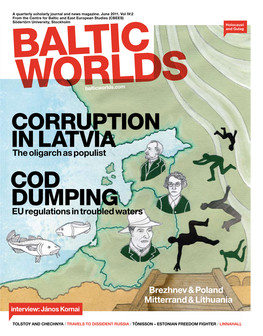 Corruption in Latvia Cod Dumping