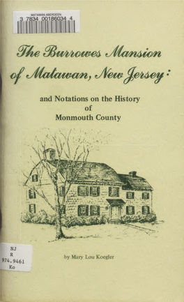 The Burrowes Mansion of Matawan New Jersey