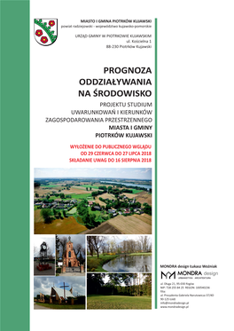 Prognoza Oddziaływania Na Środowisko Ustaleń Projektu