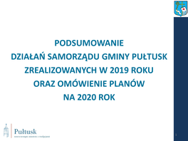 Burmistrz Miasta Pułtusk Krzysztof Nuszkiewicz
