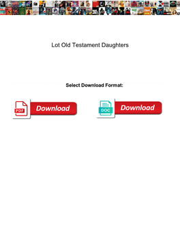 Lot Old Testament Daughters