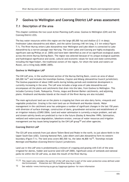 River Murray and Lower Lakes Catchment Risk Assessment for Water Quality: Results and Management Options