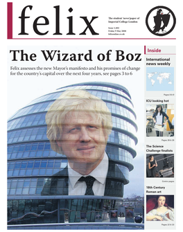 Inside Felix Assesses the New Mayor's Manifesto and His Promises Of