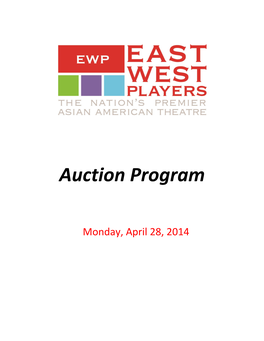 Auction Program