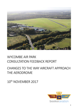 Wycombe Air Park Consultation Feedback Report