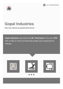 Gopal Industries