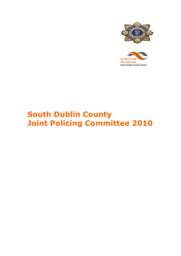 South Dublin County Joint Policing Committee 2010