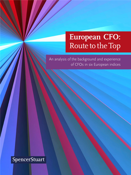 European CFO: Route to the Top