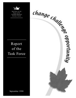 Report of the Task Force