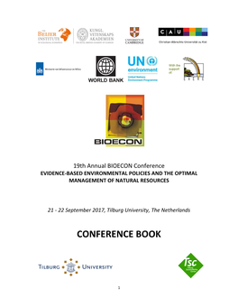 Programme BIOECON 2017