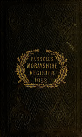 Russell's Morayshire Register, and Elgin and Forres Directory