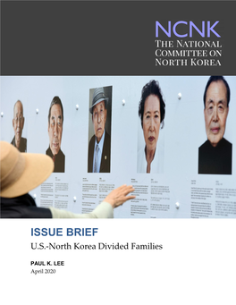 Issue Brief: U.S.-North Korea Divided Families