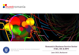 Romania's Business Service Sector IT&C, SSC &