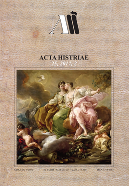 ACTA HISTRIAE 25, 2017, 2, Pp