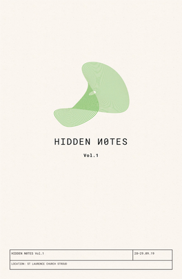 Download Hidden Notes Vol.1 Programme