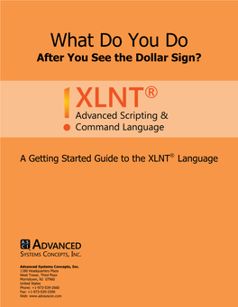 XLNT V5 Getting Started Guide