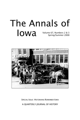 THE ANNALS of IOWA 67 (Spring-Summer 2008)