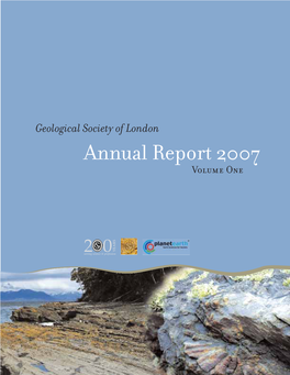 Annual Report 2007 Volume One YEARS 2Serving Science &0 Profession 2  Annual Report 2007 • Volume 1 Report of the Trustees of The