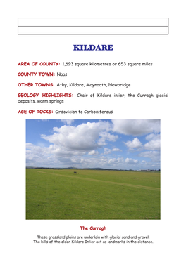 Kildare: COUNTY GEOLOGY of IRELAND 1