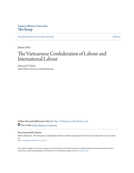 The Vietnamese Confederation of Labour and International Labour