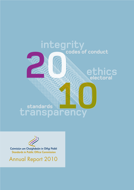 Standards in Public Office Commission Annual Report 2010