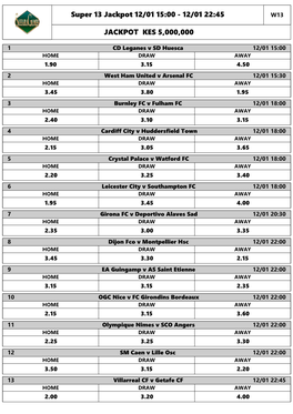 12/01 22:45 Jackpot Kes 5000000