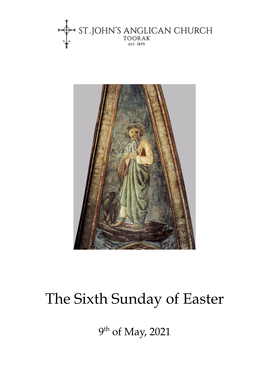 Sixth Sunday of Easter 2021