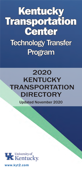 Kentucky Transportation Center Technology Transfer Program