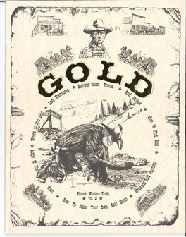 Gold Booklet, Historic Western Trails, Vol. 2