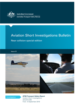 Aviation Short Investigations Bulletin