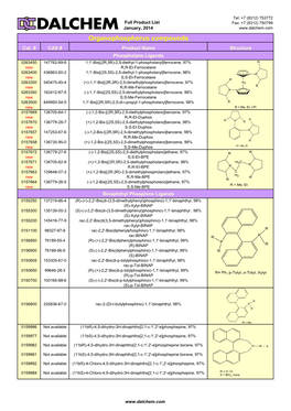 Organophosphorus Compounds Cat