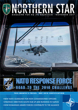 Nato Response Force R O a D T O T H E 2 0 1 8 C H a L L E N G E