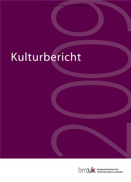 Kulturbericht 2009FXFX:Kulturbericht04.06.201012:35Uhrseite1