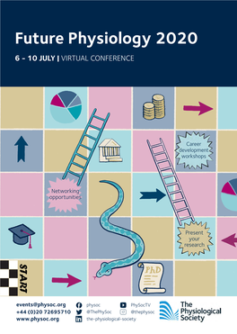 Future Physiology 2020 6 - 10 JULY | VIRTUAL CONFERENCE