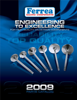 Ferrea 2009 Parts Catalog