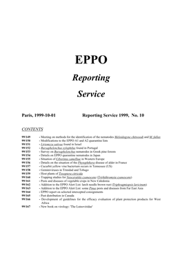 Reporting Service 1999, No