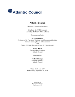 Atlantic Council Experts