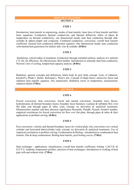 Heat Transfer Section A