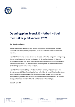 Öppningsplan Publik