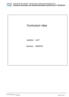 Curriculum Vitae