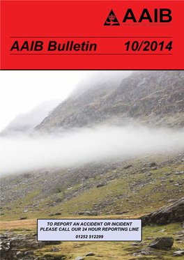 AAIB Bulletin 10/2014