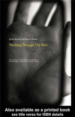 Thinking Through the Skin