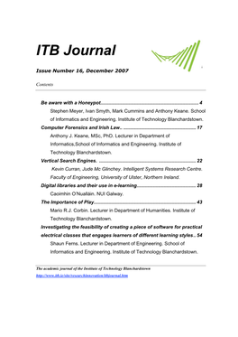 ITB Journal-December-2007