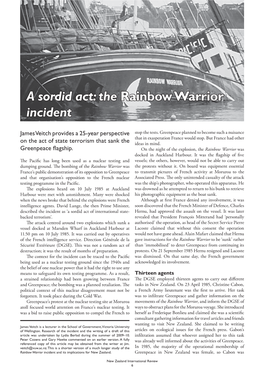 The Rainbow Warrior Incident