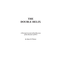 The Double Helix