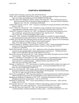 Toxicological Profile for Disulfoton