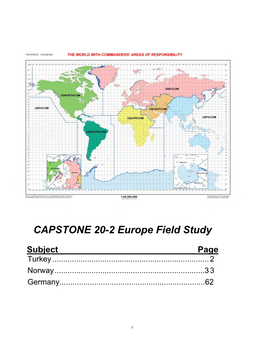 CAPSTONE 20-2 Europe Field Study